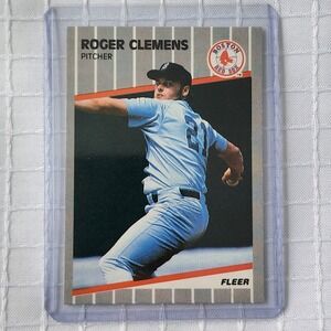 1989 Fleer Roger Clemens 85 Boston Red Sox Pitcher Baseball Card MLB Pack Fresh